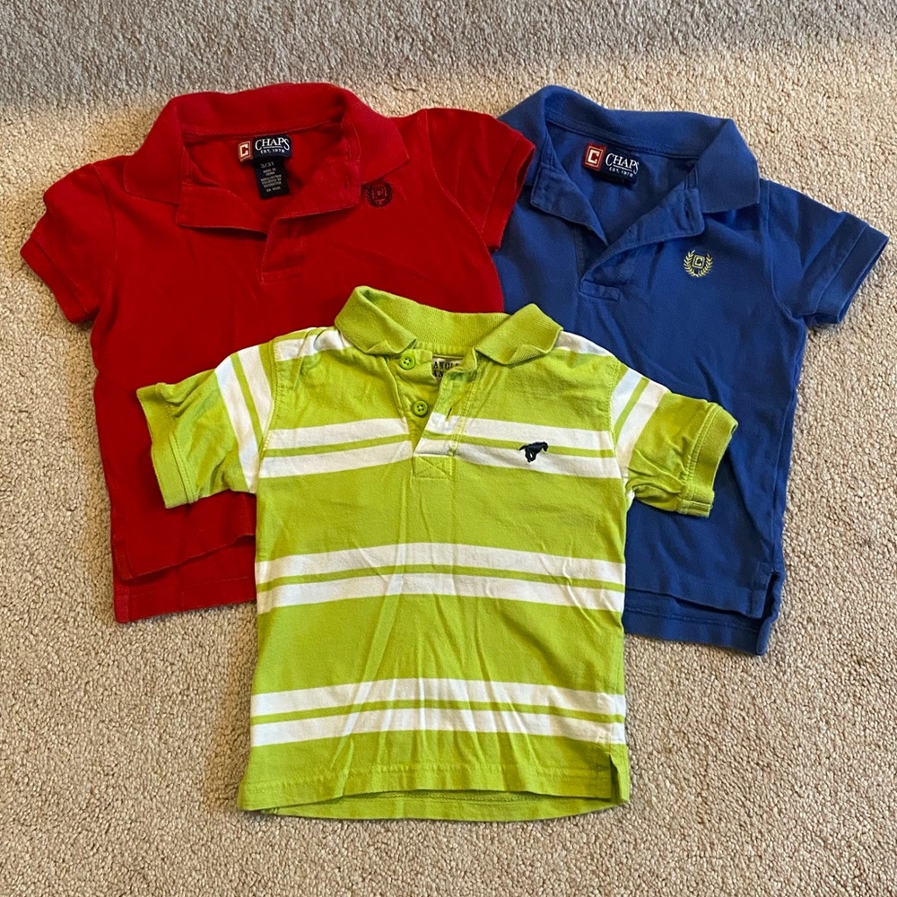 LOT of 3 toddler boys shirts